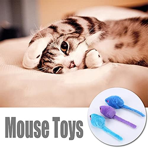 8 PCS צעצועים לחתולים צעצועים לחיית מחמד עכבר PET צעצועים נגד משעמם לחיות מחמד לעיסה ונושכת חתולים ומשחקים