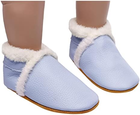 נעלי ילדה קטנה בגודל 4C נעלי שלג הולכי תינוקות לתינוק מגפי בנות חמים קטיפה נעלי כותנה ראשונות נעלי תינוקות