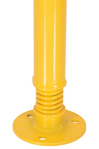 Vestil Spbol-42 מעיין פלדה עמוס בולארד עם מעיל אבקה בטיחות גימור צהוב, קוטר חיצוני 2-1/8 , 42 גובה