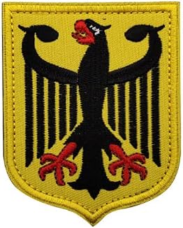 גרמניה נשר דגל גרמני דגל טקטי טקטי טלאים רקומים תגים טקטיקות מורל טקטיקות רקמה צבאית טלאי טלאי וולאה מאחור