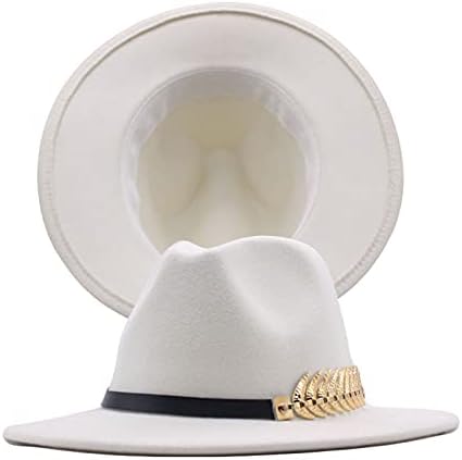 פדורה צמר כובע נשים חגורת קלאסי רחב אבזם פנמה כובע תקליטונים בייסבול כובעי נהג משאית כובעי גברים