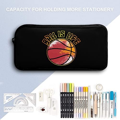 עפרון חיי כדורסל מארז קיבולת גבוהה בקיבולת קופסא איפור תיקי קופסא שקית