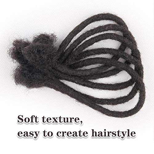 שיער חדש שיער טבעי לוק הרחבות ראסטות הרחבות 10 אינץ 30 גדילים כל בעבודת יד סרוגה קבוע לוק