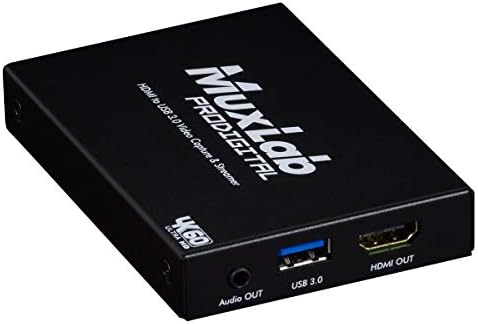 Muxlab hdmi ל- USB 3.0 לכידת וידאו
