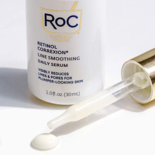סרום להחלקת קו זיקוק נקבוביות של רוק רטינול קורקסיון, טיפול יומי בקמטים נגד הזדקנות עם סקוואלן,