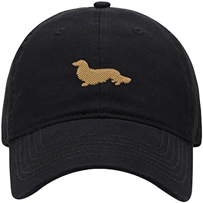 ל8502-קסיב כובע בייסבול גברים עם שיער ארוך תחש רקום כותנה שטופה כובע כלב כובעי בייסבול