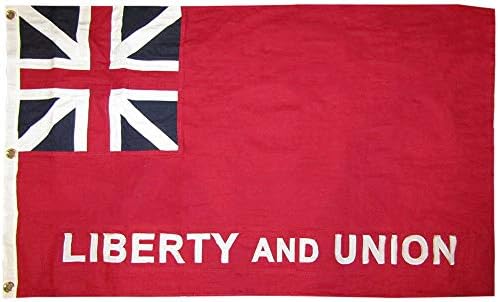 דגל 3 על 5 ליברטי ואיחוד טאונטון רקום תפור כותנה דגל 3 על 5 עם קליפים עם קליפים