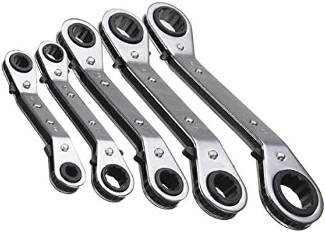 מפתח ברגים לתיקון Zuqiee 5 יחידות טבעת מטרי טבעת כלים ברגים כלים מחגר יד מדד כלי DIY מפתח ברגים