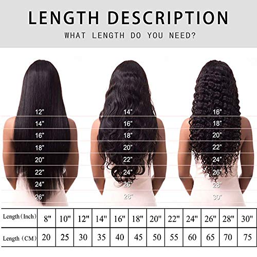 חלק פאות ישר ברזילאי לא מעובד שיער טבעי פאה לנשים שחורות ללא דבק מלא ראש קליפ בחצי פאות 2 * 4