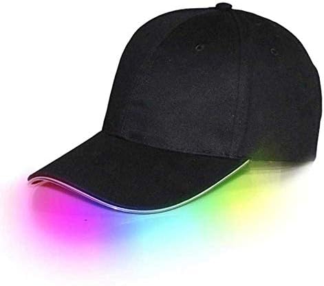 היפ הופ בייסבול מתכוונן הוביל כובע מסיבת מועדון עד זוהר ספורט כובע מואר בייסבול כובעי לנשימה כובעי עבור גברים