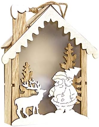 שאן-S עץ בקתת חג המולד בקתה, עץ אור קטן אור עץ איילים קישוט