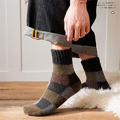 גרביים לשנה החדשה של סלאטיום גרביים סופר -עבות חמות גבר גרבי תרמו מחוממות בריטיות לגברים מתנה תרמוסוקים