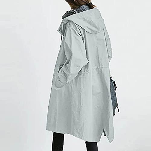 מעילי נשים Foviguo Plus Size, מעילים מודרניים של מעילים גדולים באביב.