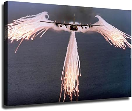 AC-130 Air Gunship Poster Fighter Fighter ו- Wall Art Pict