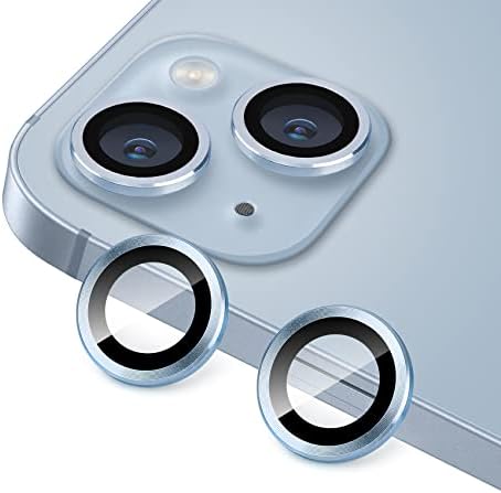 HSEFO לאייפון 14 ו- iPhone 14 פלוס מגן עדשת מצלמה, עדשות אנטי -סחרור מכסה 9 שעות מזג זכוכית מזג מזג מגן