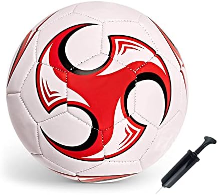 גודל כדור כדורגל SPDTECH 3,4,5 עם מחט משאבה אנטי-פיצוי עיצוב חיצוני מקורה מתאים לאימוני אימונים לילדים