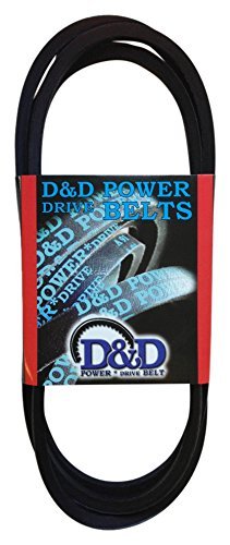 D&D Powerdrive 65014 V חגורה, רוחב 0.5 אינץ ', גומי