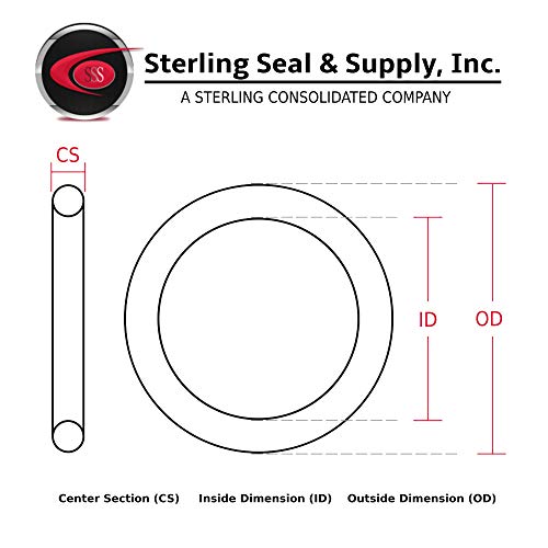 210 Buna/NBR Nitrile O-Ring 70A Durometer Black, Steal Seal and Supply
