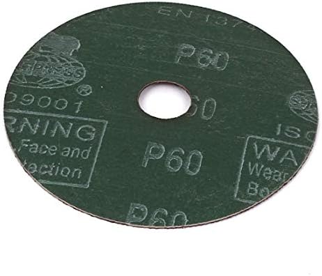 X-DREE 4 DIA 60 חצץ דיסק נייר חול שוחק 10 יחידות למכונת ליטוש (4 '' DIA 60 GRIT ABRASIVO DISCE DISCE
