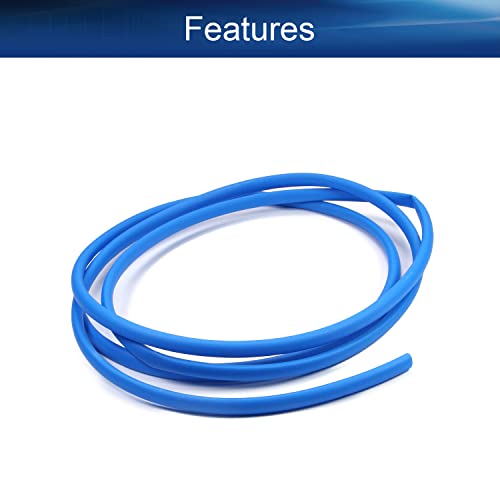 צינורות מכווץ חום של 1 יחידות, 3: 1 כבל חוט חשמלי כחול 3: 1 כבל חוט חשמלי כחול ≥600V ו- 248 ° F,