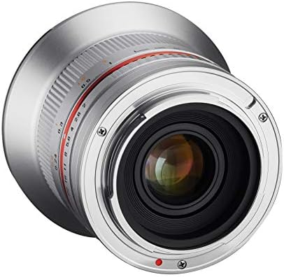 סמיאנג סי12מ-פקס-סיל 12מ פ2. 0 עדשת זווית רחבה במיוחד למצלמות הר פוג ' יפילם, כסף