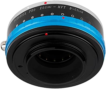 Fotodiox Pro Iris עדשת העדשה מתאם תואם עדשות מסגרת מלאות של Canon EOS EOS למצלמות מיקרו ארבעה שלישים