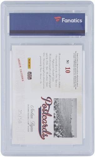 נולן ראיין לוס אנג'לס מלאכים חתימה על אוסף המאה פאניני 2010 10 35/50 קלף - כרטיסי חתימה של בייסבול לוחות בייסבול