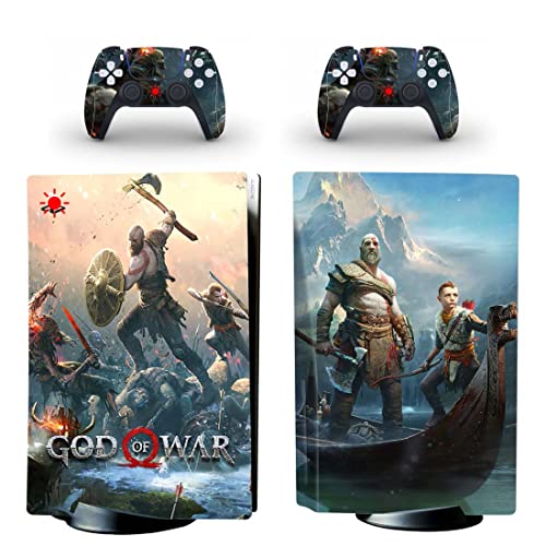 עבור PS4 נורמלי - משחק אלוהים הטוב ביותר של מלחמה PS4 - קונסולת עור ובקרים של PS5, עור ויניל לפלייסטיישן
