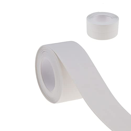 Woration קלטת אטם לבן PVC דבק עצמי רצועת איטום חוט לאמבט אמבטיה מקלחת אמבטיה כיור מטבח כיור רצפת אריח פינת קצה