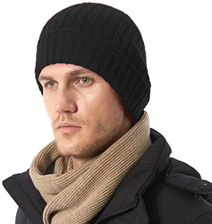 כובע כפה של Teeoff כובע גולגולת סקי רך וחורף חורף לגברים נשים