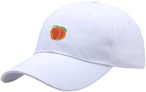 BBDMP אבא כובע פנאי כובע פירות טריים כובע רקמה אפרסק כובע בייסבול כותנה כותנה כובעי בייסבול כותנה