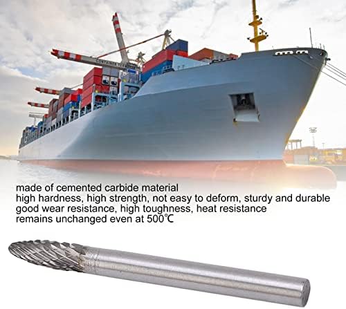 Carbide Rotary Burr, כפול Carbide Burr קובץ סיבוב צורה צורת קשיות גבוהה לספינת רכב תעופה