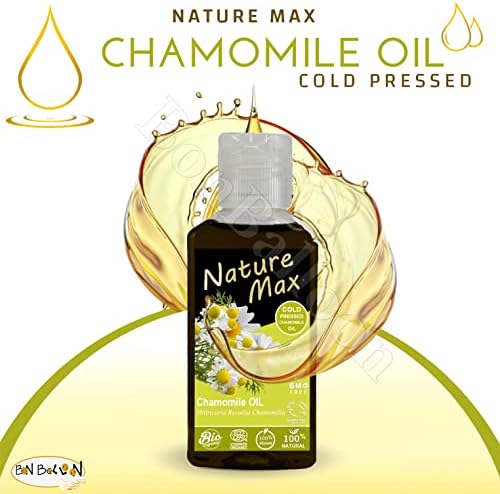 Nature Max Chamomile Oil Essential Oils Organic Natural Undiluted Pure for Hair and Skin Care