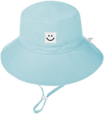 כובע שמש כובע כובע כובע פעוט חוף קיץ חיוך קיץ כובעי כובעי 50+ לתינוקת ילד
