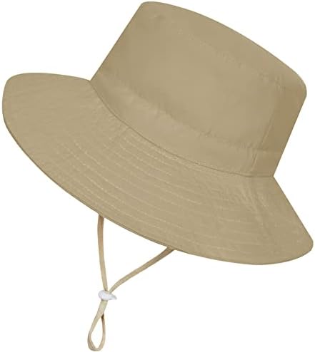 כובע שמש של תינוק UPF 50+ שמש מגן על כובע דלי פעוט