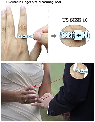 טבעת סייזר מדידת כלי טבעת גודל מדידה כלים טבעת שינוי גודל ערכת מודד אצבע תכשיטי גדלים מד ארהב 1-17