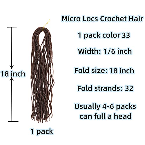 הצג חינם מיקרו לוקס שיער סרוג 18 אינץ ' לוקס רך שיער סרוג 6 חבילות לוקס אחות צבע שיער סרוג 33