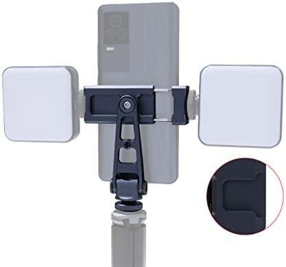 קליפ טלפון נייד אוניברסלי של Feichao סגסוגת אלומיניום ניידת עבור 65 ~ 90 ממ חצובות טלפון מקלות selfie