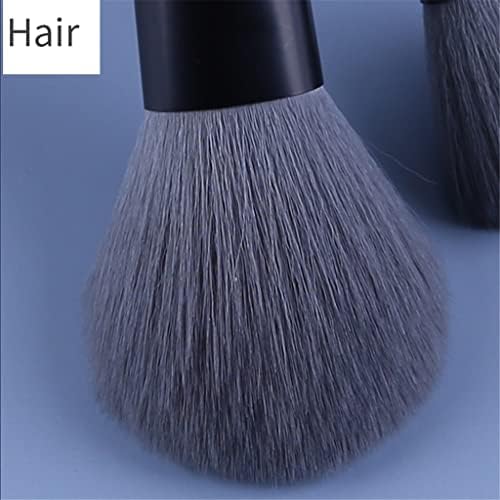 מברשות איפור שיער טבעי של Miaohy הגדר פנטום כחול 12 יסוד אבקת מברשת אבקת פנים סומק מקצועי איפור יופי
