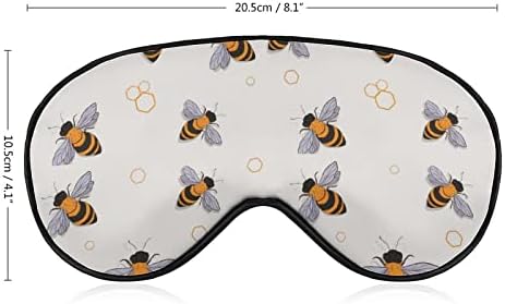 דבורים מעופפות מצחיקות מסכת שינה מכסה מסיכת עיניים רכה