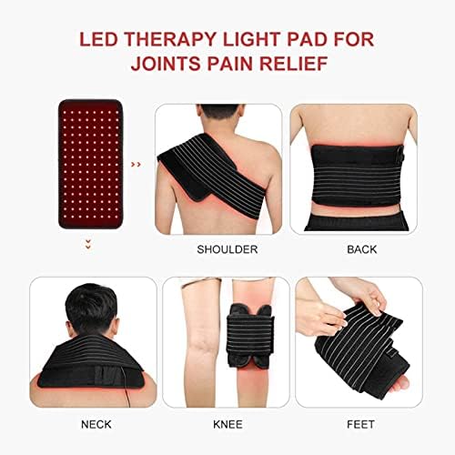 עטיפת חימום, אור אדום שרזלינדרונג, רפידות אור אדומות של LED להקל על מכשירי טיפול באור לביש כאב עטיפה