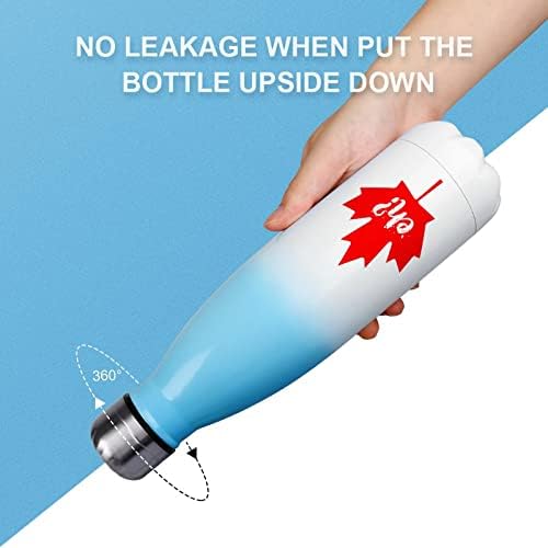 אה קנדה מייפל 17oz בקבוק מים ספורט נירוסטה ואקום מבודד צורת קולה בקבוק ספורט לשימוש חוזר