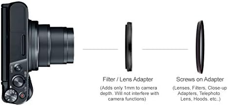 Canon PowerShot SX70 HS ערכת מסנן עדשות 3 חלקים בדרגה גבוהה