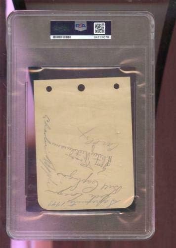 1949 סיאטל ריינרס PCL חתום על חתימה חתימה אוטומטית PSA/DNA בייסבול - NFL חתימה חתימה שונות של פריטים שונים