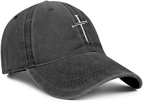 כובעי נוצרי ציפורניים חוצה כובע ישו רקום כובע בייסבול כובע כובע צלב מתכוונן כובעי משאיות לגברים נשים