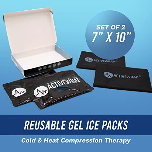 פעיל-קרח חבילות עבור פציעות לשימוש חוזר ג ' ל חבילות, חם קר חבילות לעזרה ראשונה, כאב ניהול, התאוששות