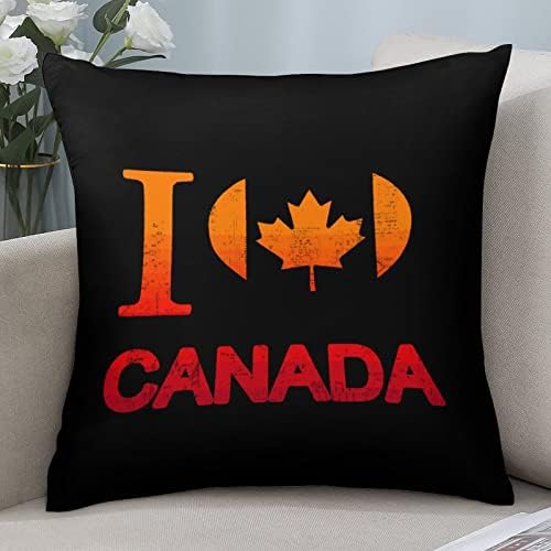 אני אוהב קנדה לזרוק כיסויי כריות עם רוכסן כריות מרובע כריות כריות ספה לספה מיטה