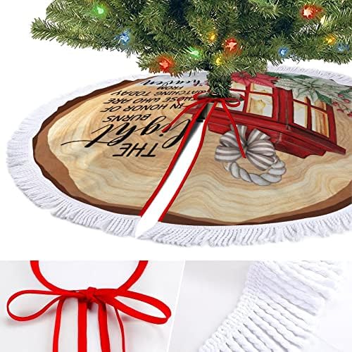 חצאית עץ חג המולד, 30 x30 האור מהשמיים הזיכרון לחורף פנס פנס רב -צבעוני עץ חג המולד עץ חג המולד