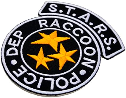 כוכבי אבק גרפי של דביבון משטרת דביבון ברזל על לוגו של לוגו מטרייה Corp Biohazard Gull Gull Team Cosplay