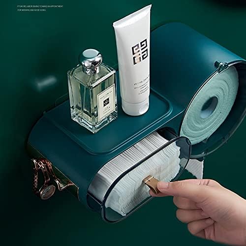 GFDFD מכוסה קופסת טואלט קופסת טואלט מכסה מארגן אחסון אמבטיה מחזיק נייר